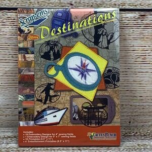 Scrap-ems Destinations Cactus Punch Embroidery Designs on CD Sewing Craft [2006]